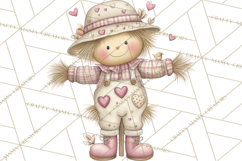 Valentine Farm Clipart PNG, Barnyard Valentine Props, Kids Product Image 3