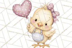 Valentine Farm Clipart PNG, Barnyard Valentine Props, Kids Product Image 5