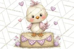 Valentine Farm Clipart PNG, Barnyard Valentine Props, Kids Product Image 3