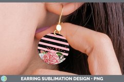GorgeousValentine Round Earrings design.