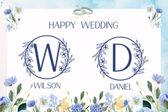 Valentine Flower Monogram Product Image 3