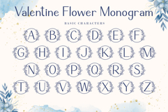 Valentine Flower Monogram Product Image 7