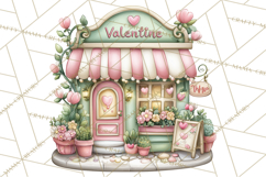 Valentine Flower Market Clipart PNG Romantic Bouquets Product Image 3