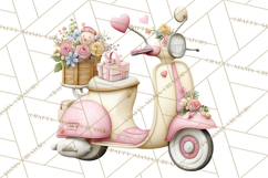 Valentine Flower Market Clipart PNG Romantic Bouquets Product Image 4