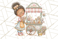 Valentine Flower Market Clipart PNG Romantic Bouquets Product Image 4