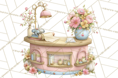 Valentine Flower Market Clipart PNG Romantic Bouquets Product Image 5