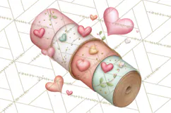 Valentine Flower Market Clipart PNG Romantic Bouquets Product Image 4