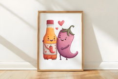 Valentine Food Pairs Clipart Product Image 3