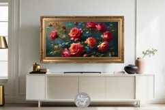 Red rose Frame TV art, Valentine Frame TV art, red roses Product Image 4