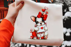 Valentine French Bulldog Charm Png Product Image 2