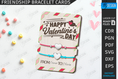 Valentine Friendship Bracelet Cards Laser Cut Bundle | CNC Product Image 7