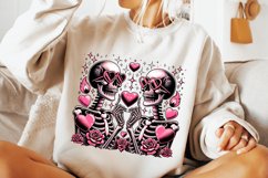 Skeleton Valentine PNG, Valentine&#039;s Day Funny Skeleton PNG Product Image 3