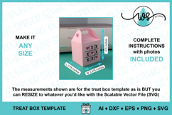 Valentine Gift Box SVG | Valentine Treat Box Cut File Product Image 2