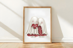 Valentine Ghost Clipart Product Image 3
