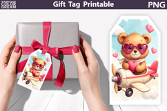 Valentine Animals Gift Tag Bundle | Junk Journal Card Product Image 2