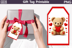 Valentine Gift Tag | Junk Journal Card Product Image 1