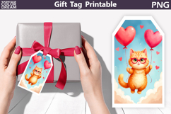 Valentine Gift Tag | Junk Journal Card Product Image 1