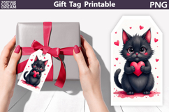 Valentine Animals Gift Tag Bundle | Junk Journal Card Product Image 11