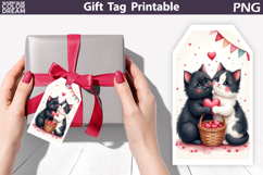 Valentine Animals Gift Tag Bundle | Junk Journal Card Product Image 12