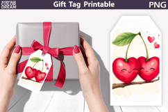 Valentine Animals Gift Tag Bundle | Junk Journal Card Product Image 14