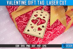 Valentines Gift Tag Laser Cut |Valentine's day Tag Laser Cut Product Image 1