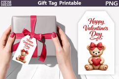 Valentine Gift Tag | Junk Journal Card Product Image 1