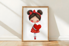 Valentine Girl Clipart Product Image 3