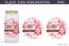 Valentines Day LIbbey Glass Can | Valentine Glass Can Product Image 3