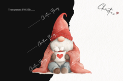 Valentine Gnomes Clipart | Valentine's Day PNG Product Image 2