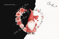 Valentine Gnomes Clipart | Valentine's Day PNG Product Image 2