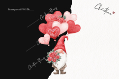 Valentine Gnomes Clipart | Valentine's Day PNG Product Image 2