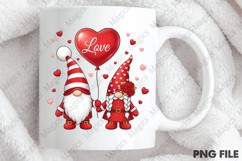 Valentine Gnome Couple Sublimation Png Product Image 4