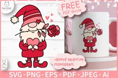 Valentine Gnome SVG