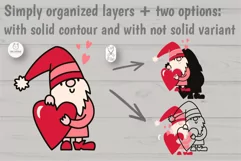 Valentine Gnome SVG Cut File