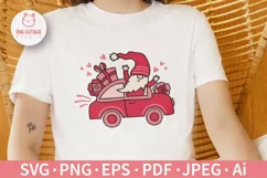 Valentine Gnome SVG Cut File For T-Shirt