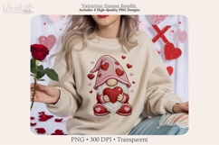 Faux Knit Love Gnomes, Gamer &amp; Heart Clipart Product Image 7