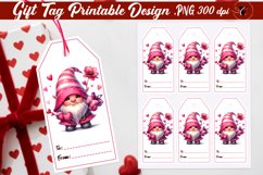 Valentines Tags | Valentines Gnome Product Image 1