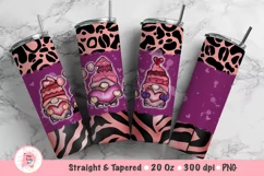 Tumbler Sublimation Valentine Gnome Bundle, 20 oz tumbler wrap, I Love You Png 