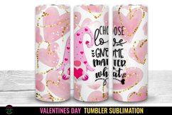  Valentines Gnome Tumbler Sublimation I 20 Oz Valentines Tumbler Wrap I 20 Oz Tumbler Wrap PNG