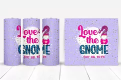  Valentines Gnome Tumbler Sublimation I 20 Oz Valentines Tumbler Wrap I 20 Oz Tumbler Wrap PNG