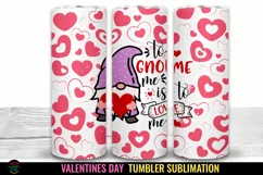  Valentines Gnome Tumbler Sublimation I 20 Oz Valentines Tumbler Wrap I 20 Oz Tumbler Wrap PNG