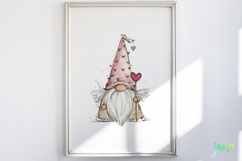 Valentine Gnomes Clipart. Product Image 2