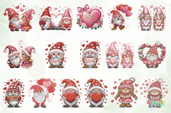 Valentine Gnomes Clipart Product Image 4
