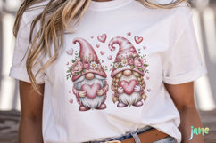 Valentine Gnomes Clipart Product Image 3
