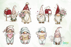 Valentine Gnomes Clipart Product Image 4
