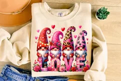 Valentines Day Gnomes PNG, Valentine's Day Sublimation, Love Product Image 3