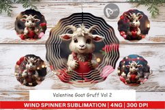 Wind Spinner Valentine Goat Gruff Product Image 1