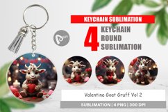 Keychain Valentine Goat Gruff Product Image 1
