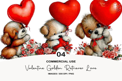 Valentine Golden Retriever Love Product Image 1