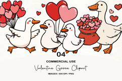 Valentine Goose Clipart Product Image 1